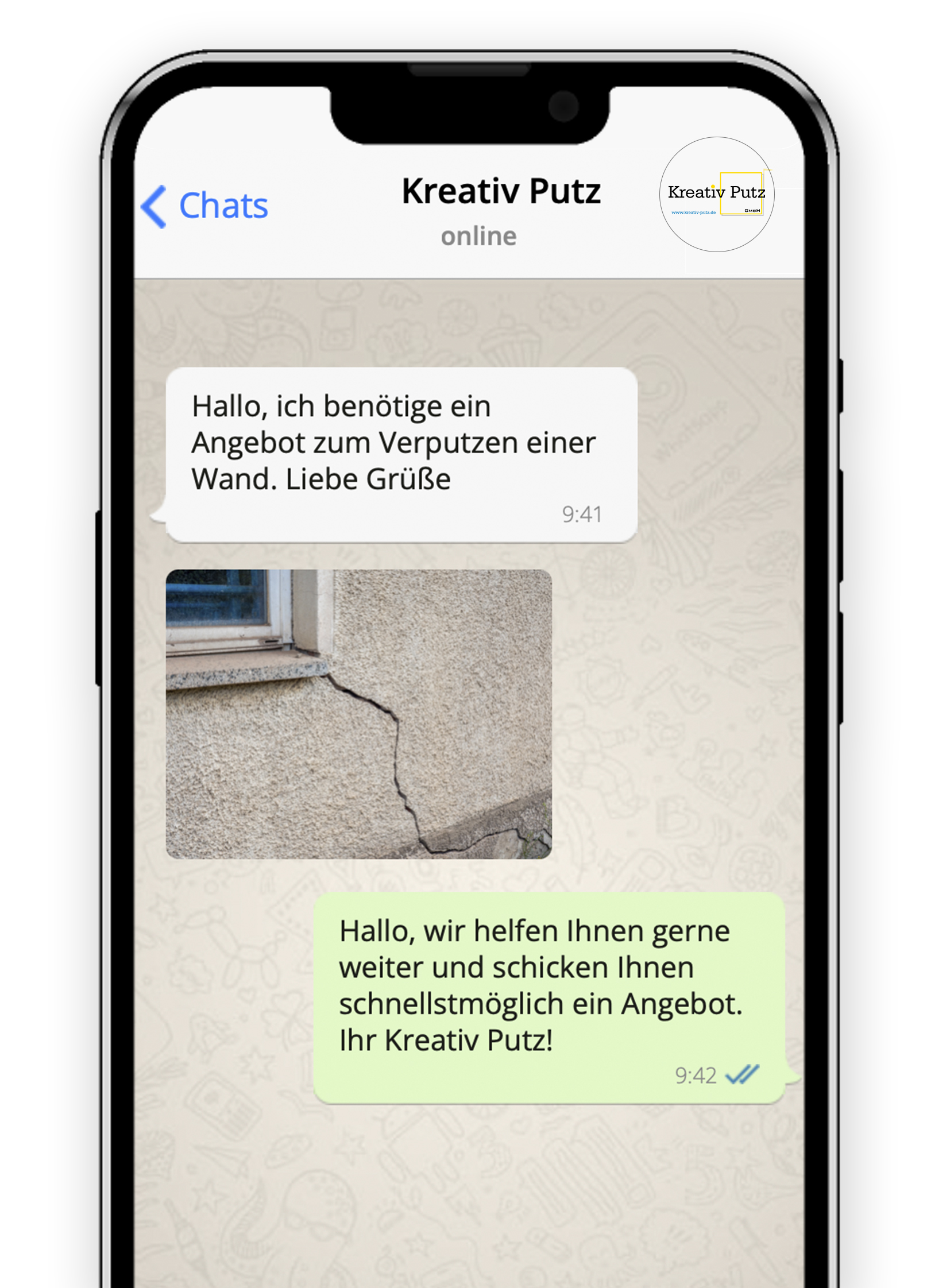 whatsapp kreativ putz